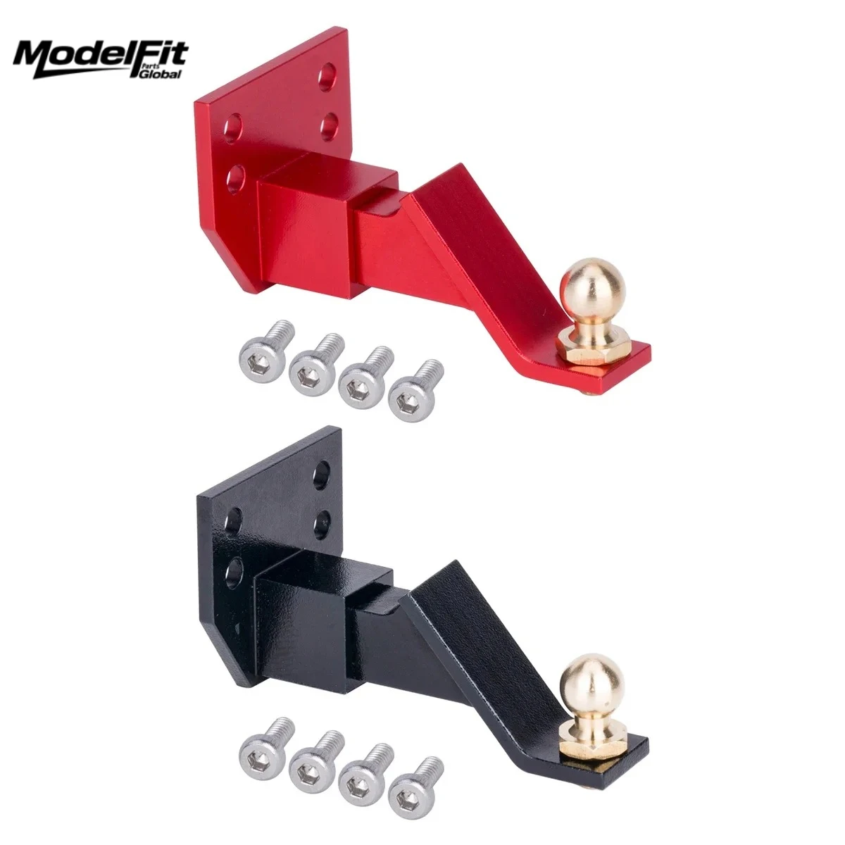 1 Stück CNC Aluminium RC Anhängerkupplung für 1/10 RC Crawler Auto Axial SCX10 TRX4 TRX6 D90 Upgrade-Teile