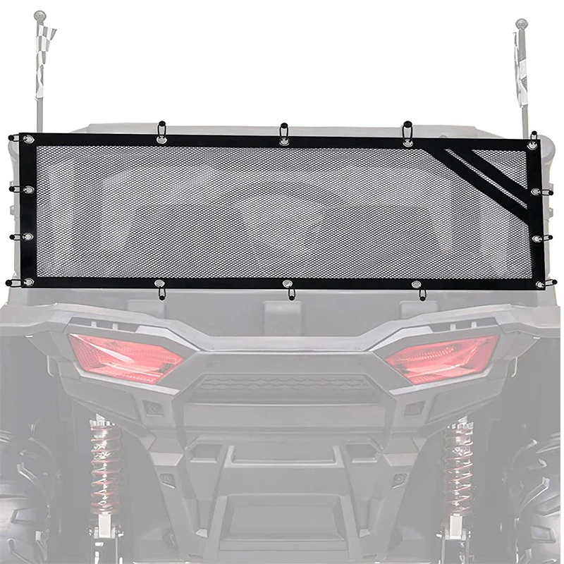 

UTV Soft Rear Window Net Mesh Compatible with Polaris RZR PRO XP, RZR PRO XP4 2020-2023 Sun UV Protection