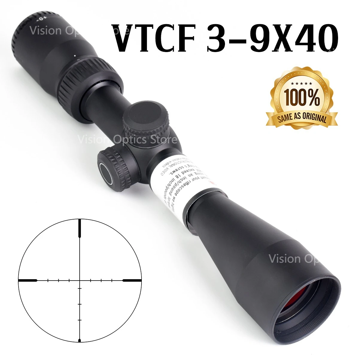 

Original Optics VTCF II 3-9X40 (SFP) Hunting Riflescope Dead-Hold BDC MOA Reticle 1 Inch/25mm Tube Tactical Telescopic Sight