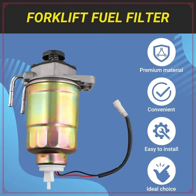 

Forklift Fuel Filter YM129901-55800 For Mitsubishi Engine S4S Yanmar 4TNE92-HRJ 4TNE98 Komatsu 4D94E 129917-55801