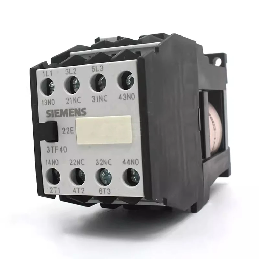 

Original SIEMENS 3TF40 22-1X Contactor Relay Voltage DC 24V 110V 220V 1XF4 1XM4 1XB4 Elevator Accessory 3TF4022-1X 22E 2NO 2NC