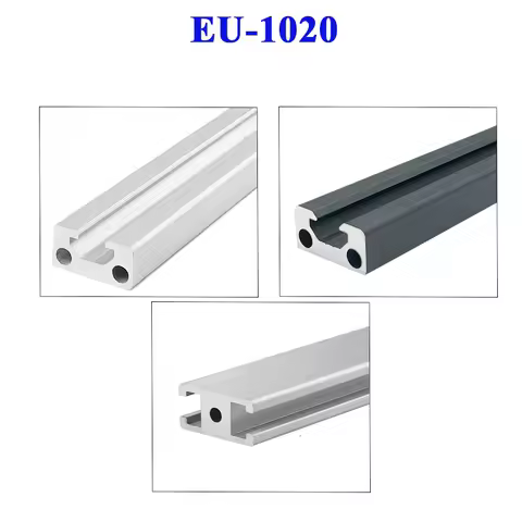 1PC 1020 Aluminum Profile 2010 Industrial Anodized Linear Guides 20*10 Extrusion Frame EU Standard Anodizing 1020H-3.2