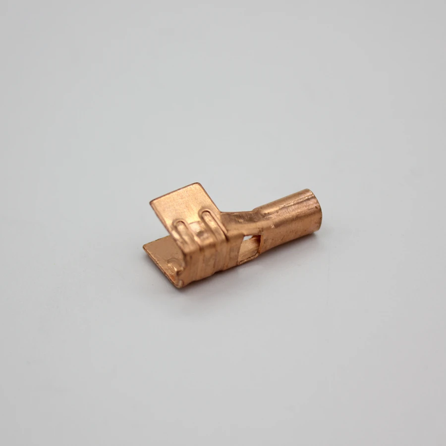 Ignition cable clips for high power output cable for ignition transformer of burners   6 X 4 mm  copper， 6 X 6 mm iron