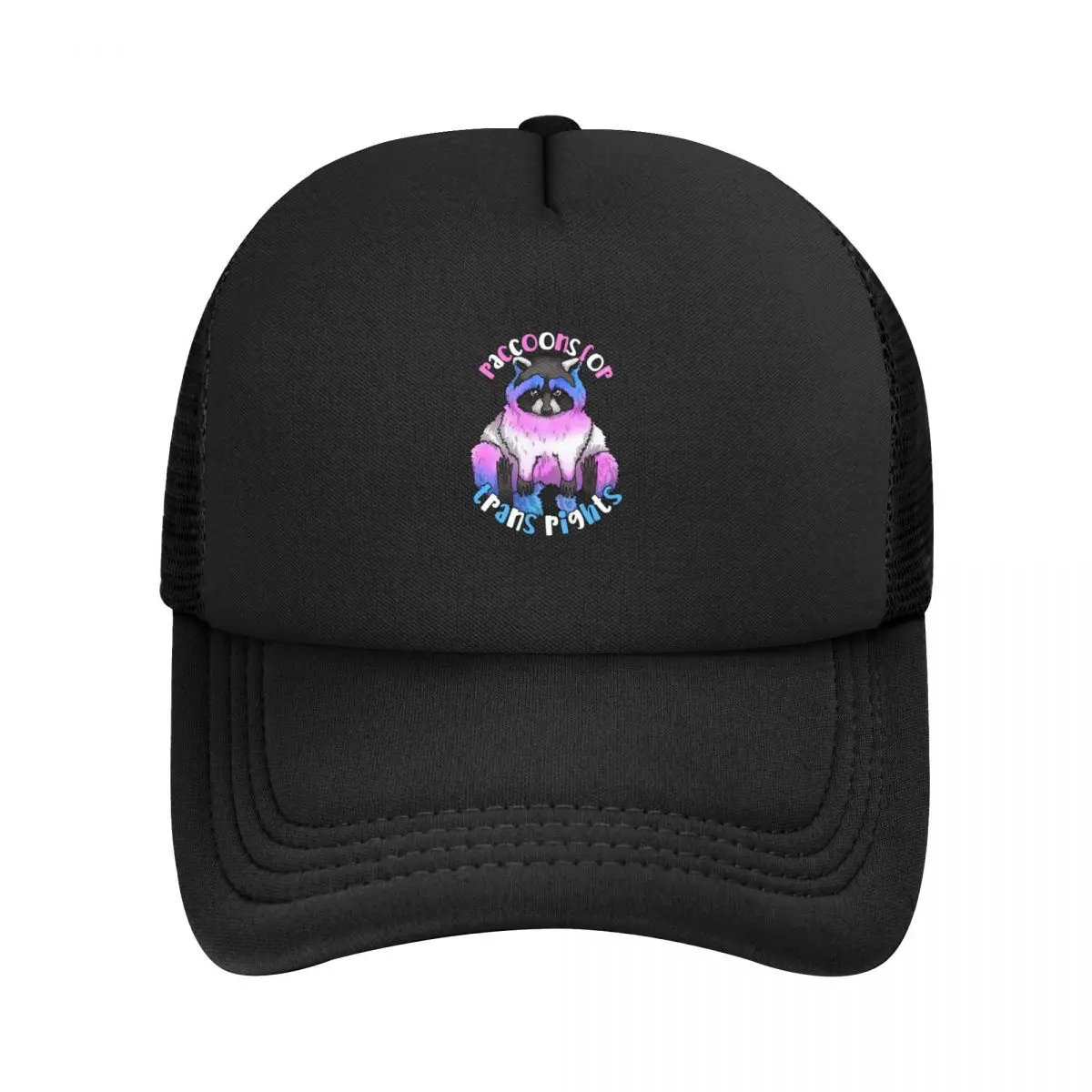 

Raccoons For Trans Rights 2023 Baseball Cap derby hat Golf Hat Streetwear Women's Beach Visor Men's