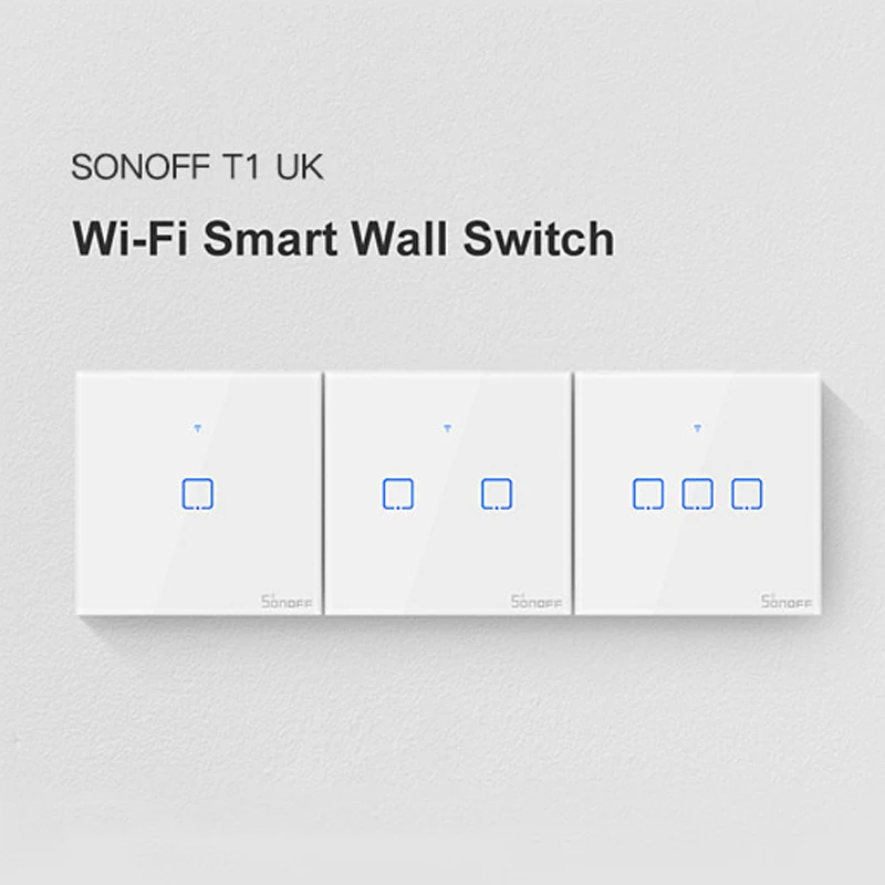 

Умный настенный выключатель Sonoff T1 с Wi-Fi и поддержкой Wi-Fi