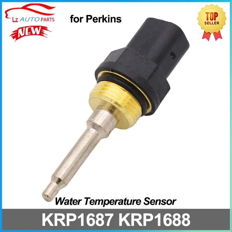 Sensor de temperatura del agua KRP1687 KRP1688 para motor Perkins 256-6453 2566453 para Caterpillar CAT 3406E C15