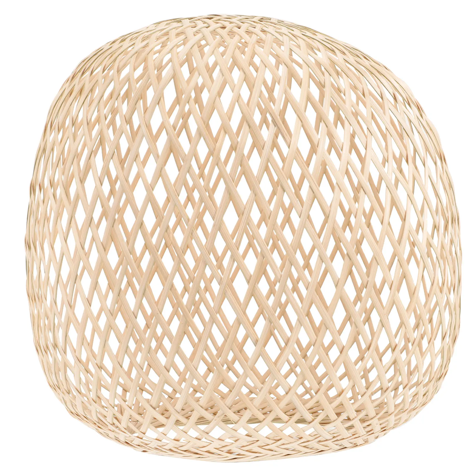 

Bamboo Lampshade Small Shades Pendant Retro Decor Woven Lantern Hand-woven Country Vintage Light Bulb