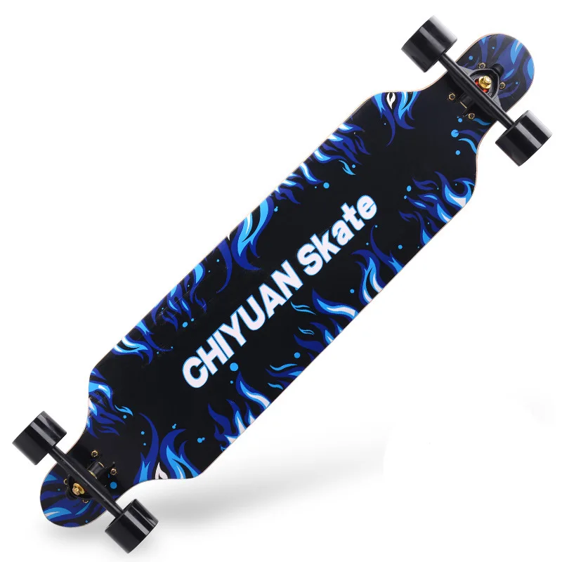 Alumínio Alloy Longboard, Skate Maple, Sport Truck, Carton Steel Bearing, Long Board, Skates Skate Board, Iniciantes, 104cm