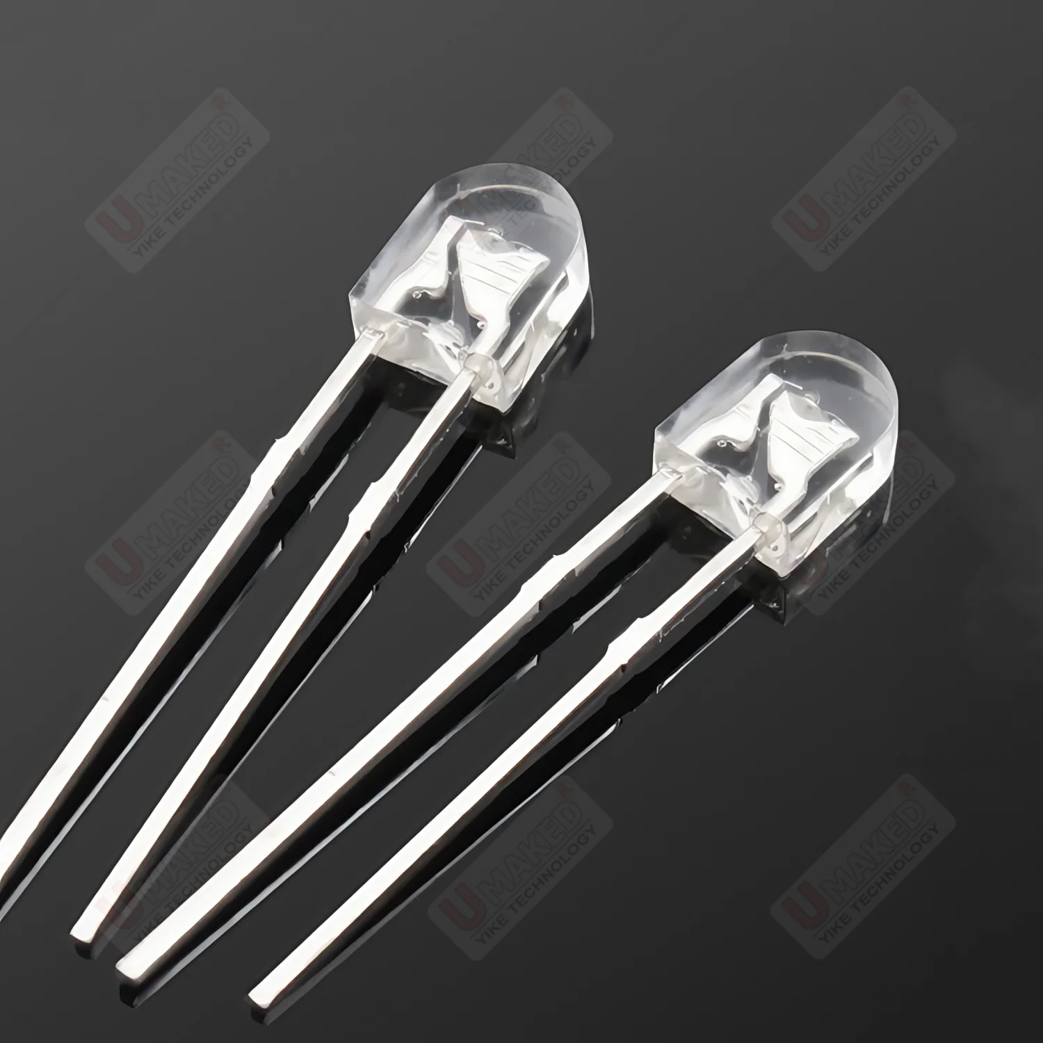 1000PCS 2*4*5mm Clear len DIP 19mm leg LED Square lamps led diodes,3.2-3.4v led lamp bead,20mA led light beads DIP SMD lamp bulb
