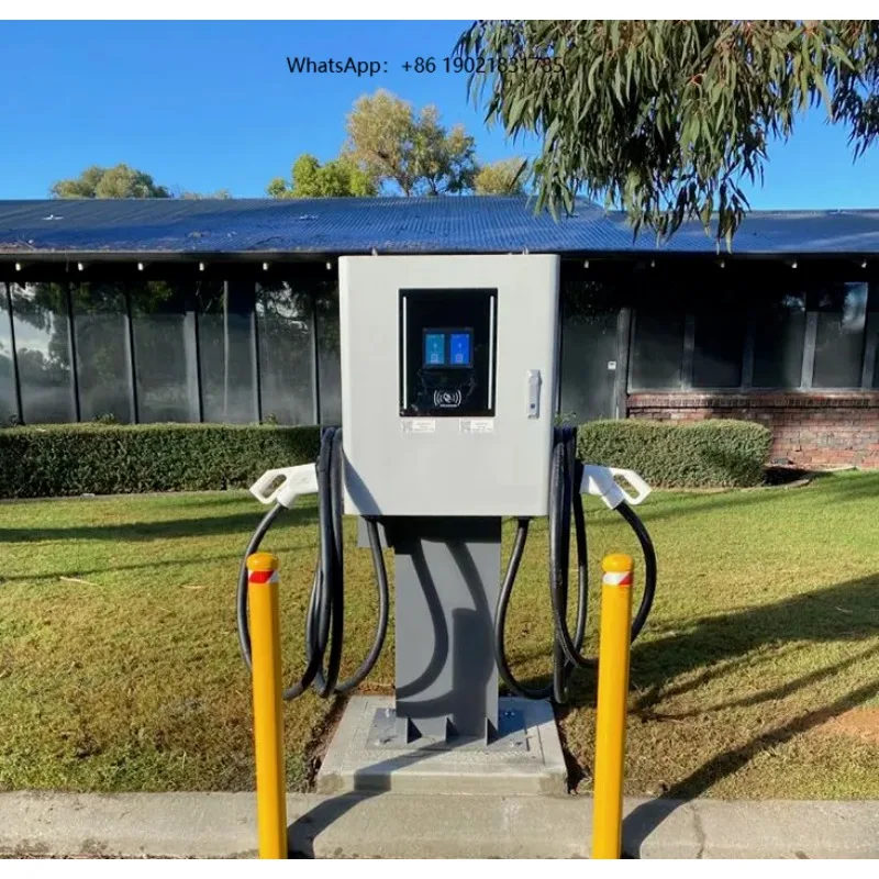 Wall Box DC Fast EV Charger 20kW 30kW 40kW 60kW CCS1 CCS2 GBT CHAdeMO OCPP1.6J EV Charging Station with CE Certification