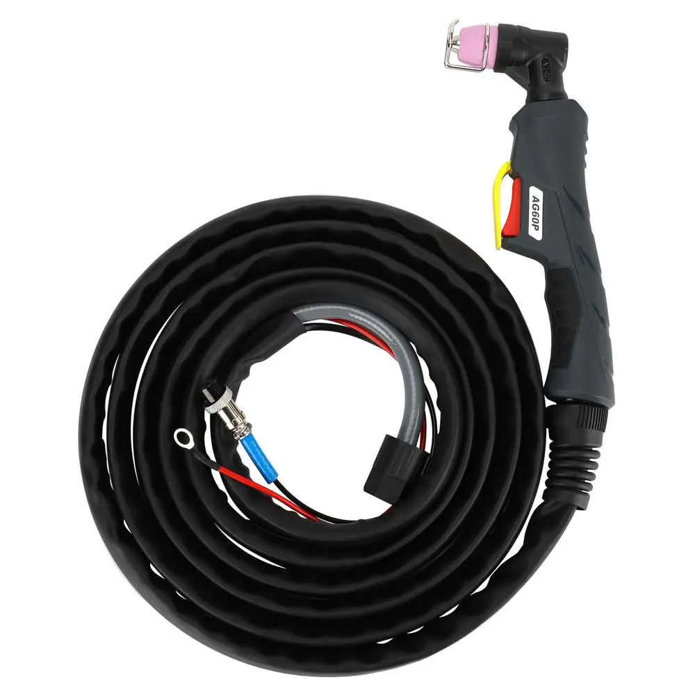 ไฟฉายตัดพลาสม่าความถี่สูง AG60P 4M ข้อต่อทองแดงวัสดุสิ้นเปลือง HF Pilot Arc 50/60A AG60/WSD60/SG55