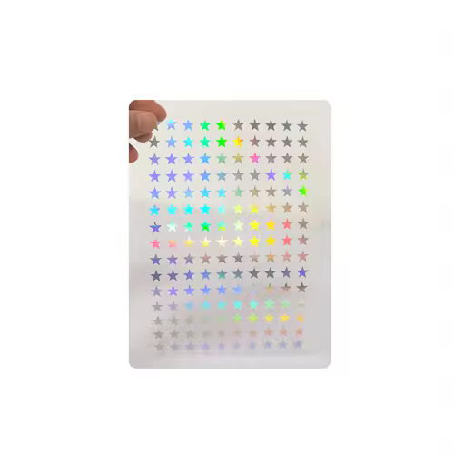 Self Adhesive Laser Engraved Heart Stickers Decorative Paper - Image 4