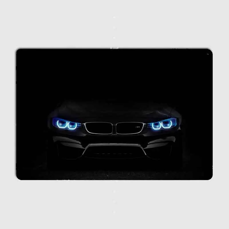 M5 Series Lighting Luxury Car Posters Retro Metal Sign Poster Garage Indoor Room Decor Club Tin Home Wall Decor