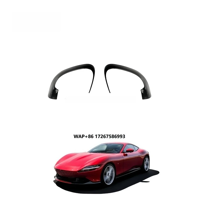 

Roma N Style Dry Carbon Fiber Side Mirror Cover for Ferrari Roma Body Kits