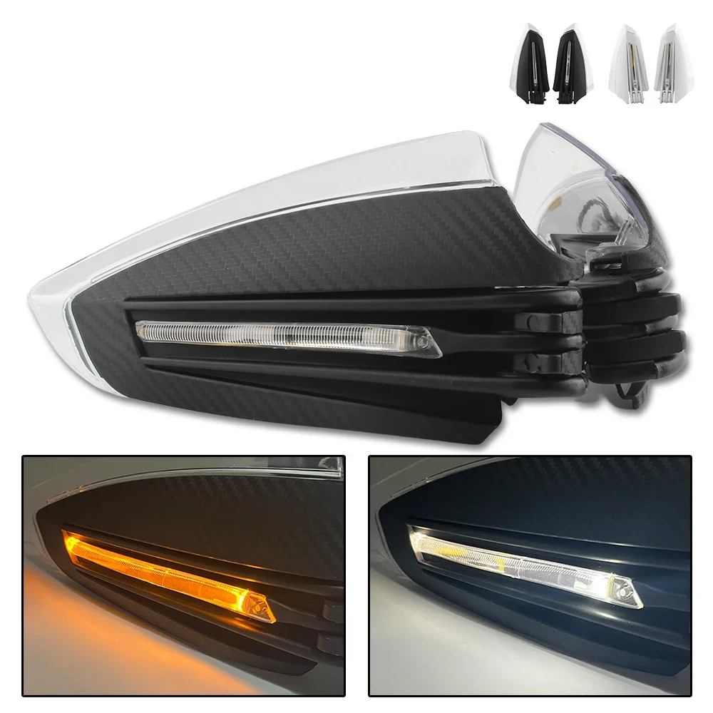 

Motorcycle Handguards Waterproof for Yamaha KTM Suzuki BMW Honda with LED Flashing Motocross Handlebar Protector Covers