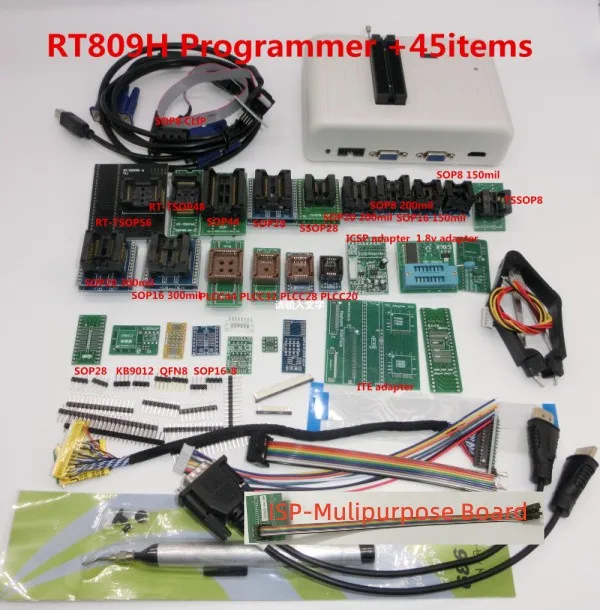 مبرمج EMMC-nflash ، محول ، أصلي ، RT809H ، RT809HSE ، BGA48 ، BGA63 ، BGA64 ، BGA169 ، TSOP48 #6