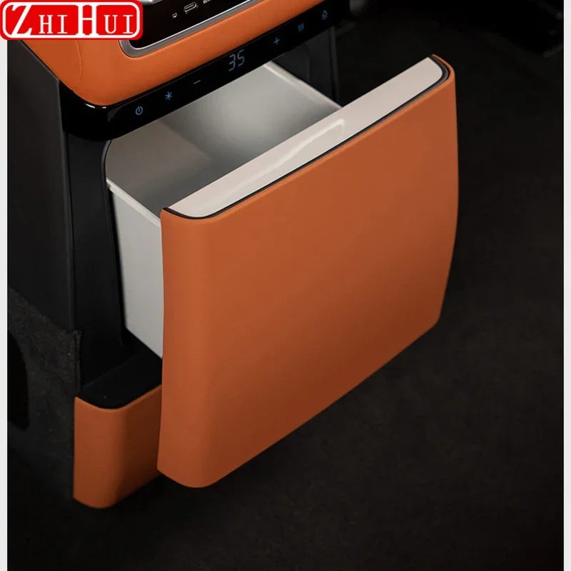 NEW For Li Lixiang L9 2024 2023 2022 Car Rear Refrigerator Anti Kick Cover Anti Scratch Anti Refrigerator Panel Sticker Accessor
