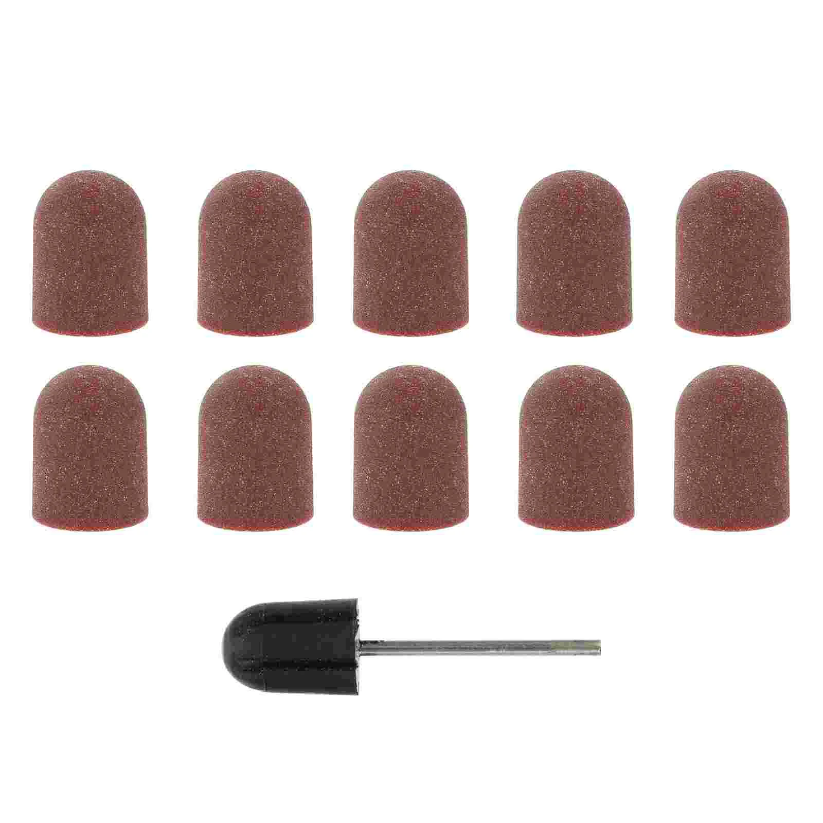 

Nail Sand Cap Drill Bit Caps Manicure Tool Polishing Burr Sanding Foot File Polisher Callus Remover Pedicure Bits