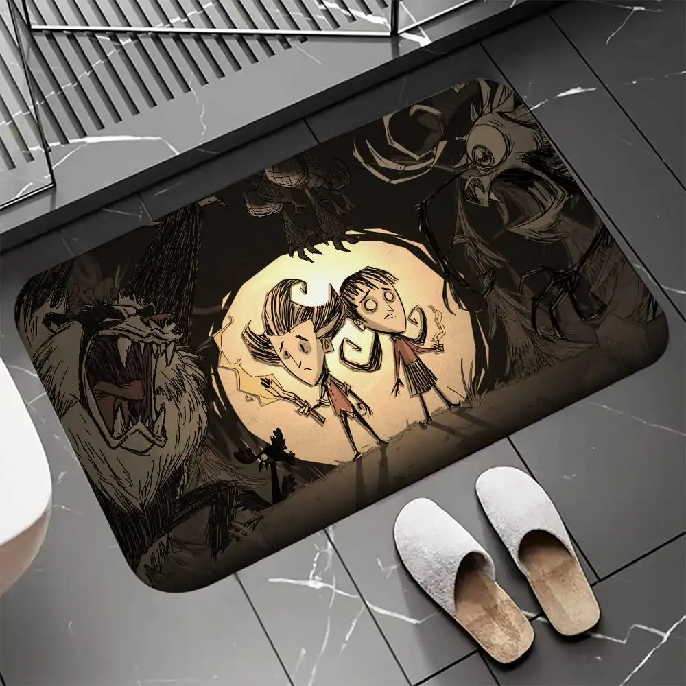 

Dont S-Starve Floor Mat Entrance Doormat Bath Mats Non-slip Mat Carpets Carpet Entrance of House Custom Kitchen