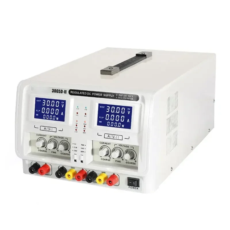 30V5A high-precision power supply dual-channel DC regulated power supply dual-line linear power supply