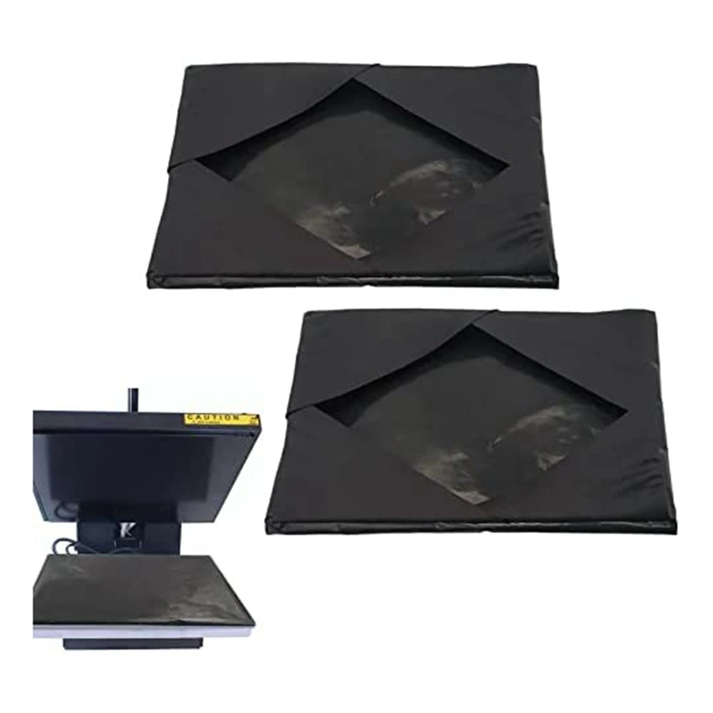 Heat Press Platen Wrap Cover, Heat Press Heating Plate Protective Cover High Temperature Anti-Stick (2Pcs 16In X24In)