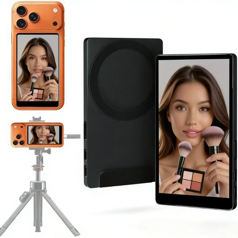Magnetic Wireless Selfie Monitor Screen Phone Rear Camera Smart WiFi Bluetooth Connection for Solo Shooting Vlog Live Streaming