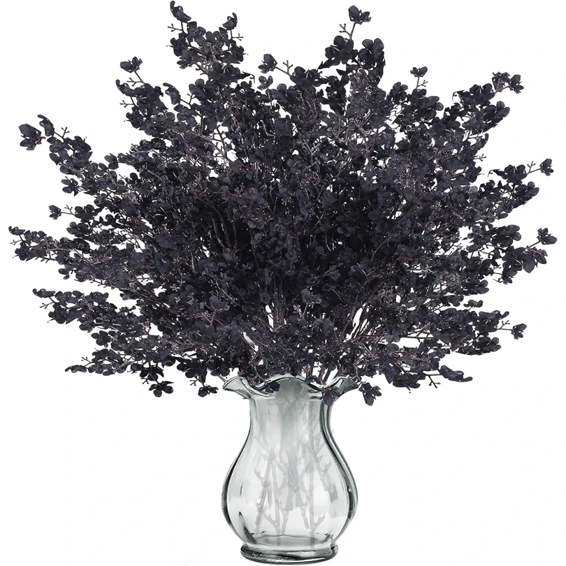 

15pcs Artificial Flowers Cherry Blossoms Gypsophila Fake Plants DIY Wedding Bouquets Vases Home Decor Festival Bridal Accessory