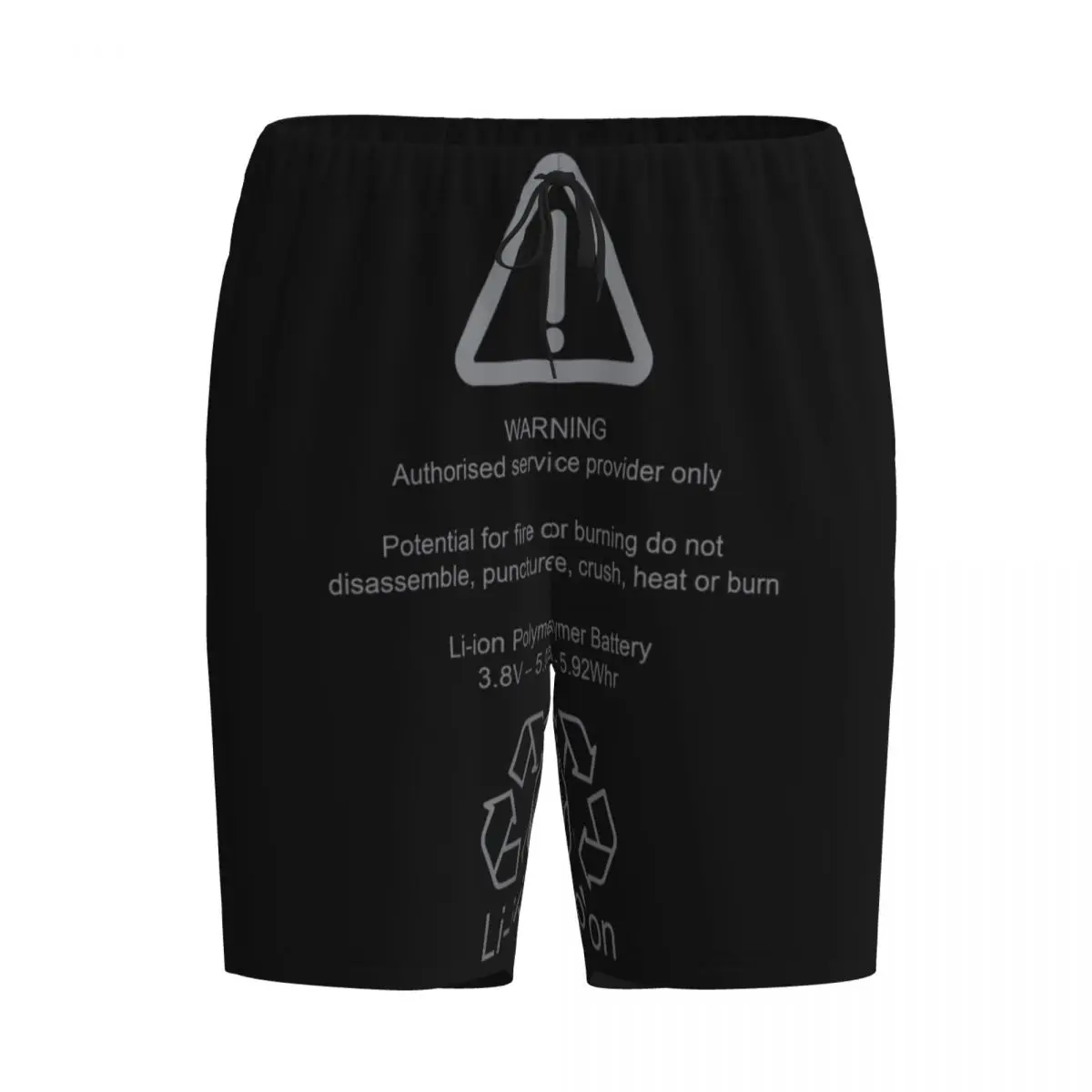 

Мужские пижамные штаны с индивидуальным дизайном, имитирующим литий-ионный аккумулятор, для сна и отдыха