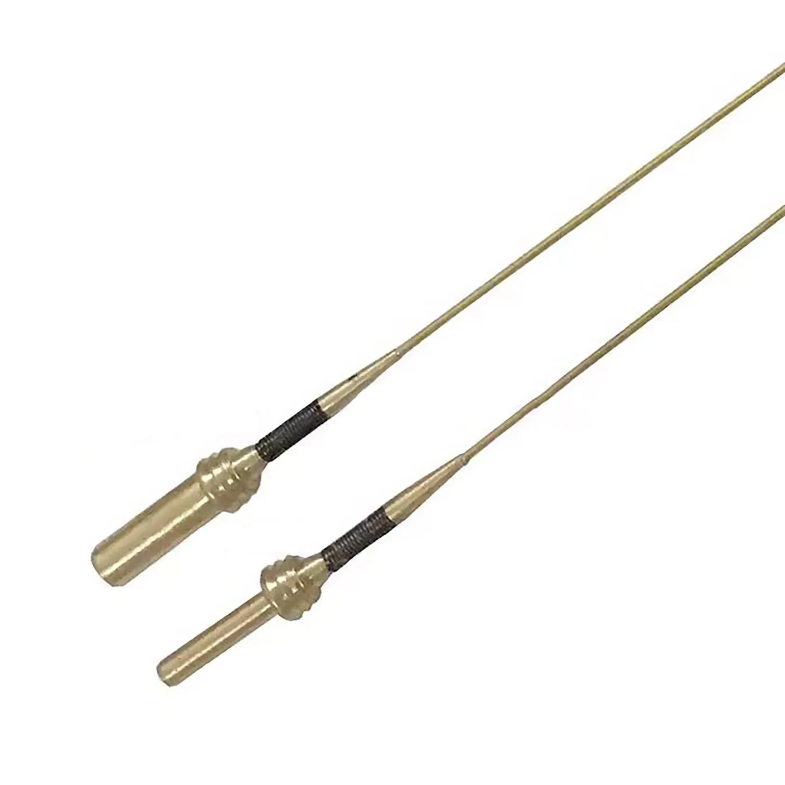 2Pcs 22.5cm Metal Receiving Antenna Big Hole & Small Hole For Henglong 1/16 RC Tank 3889 German Leopard 2A6 Model Accessories