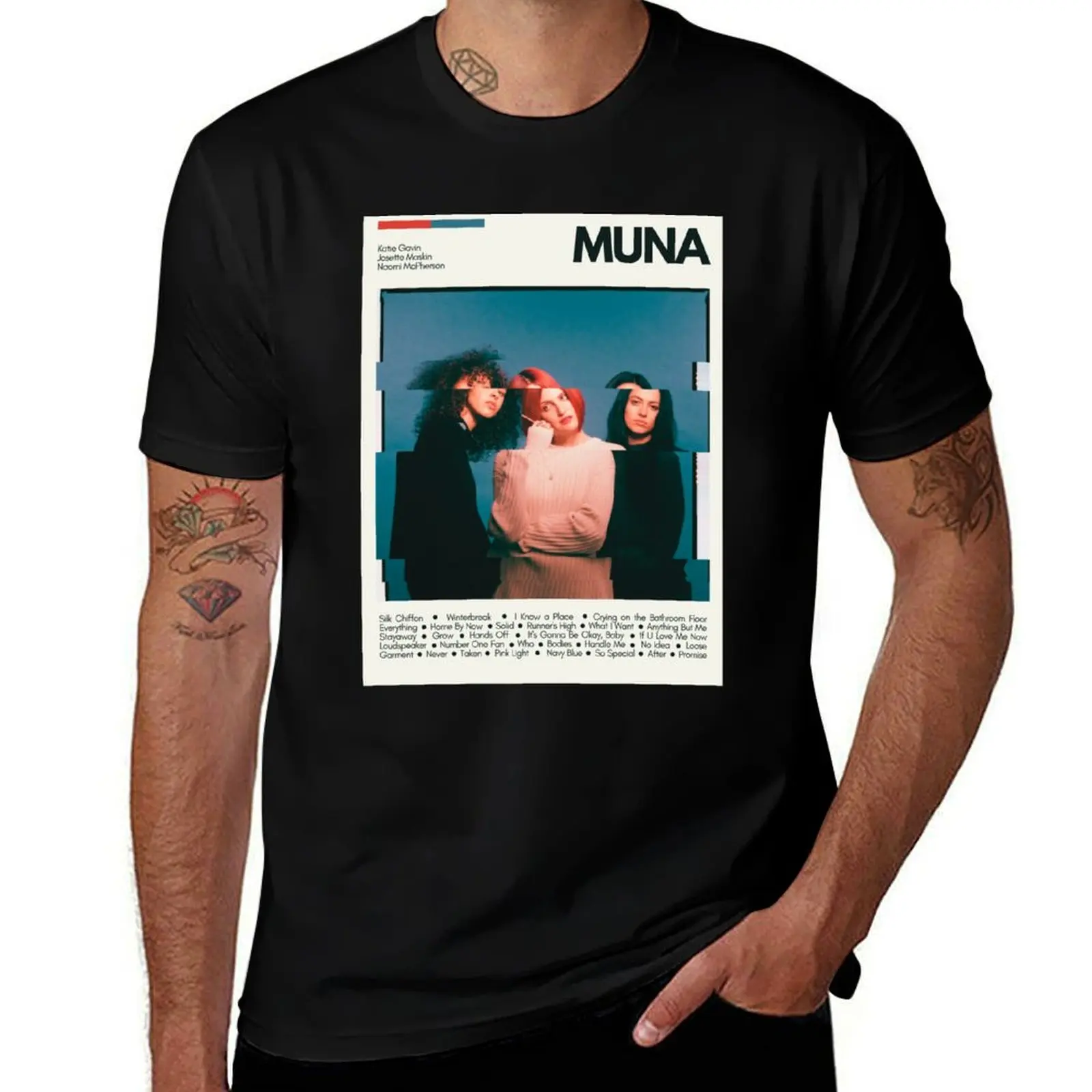 

MUNA Mid Century Modern Poster Print T-Shirt Anti-Wrinkle Short Sleeve T-Shirt