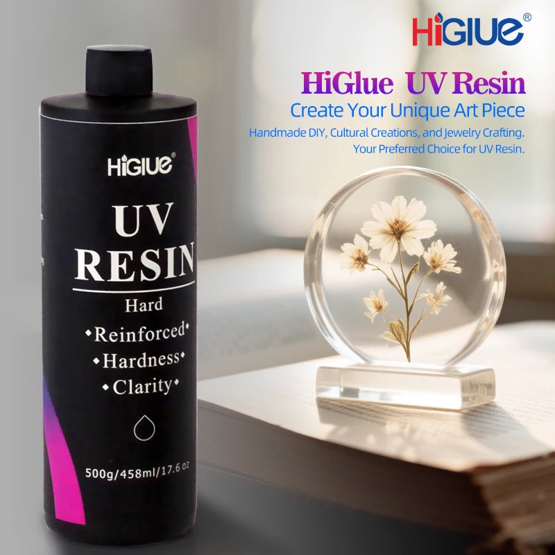 Highly Transparent and Odorless UV Drop Glue Handmade DIY Linen Jewelry UV Crystal Drop Glue Epoxy Resin 100g, 500g