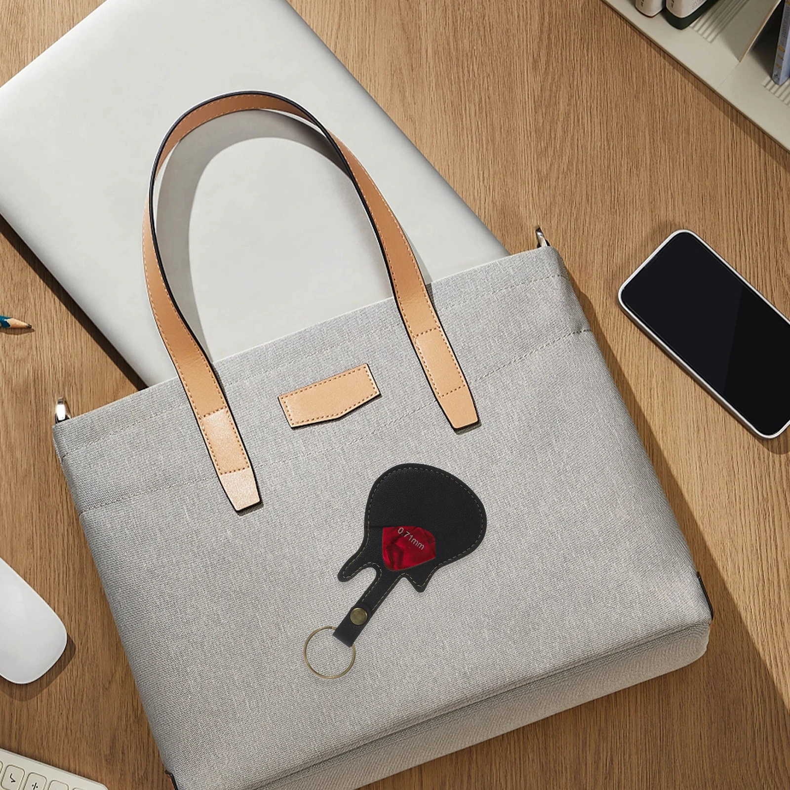 حقيبة تخزين يختار الجيتار، حامل حلقة مفاتيح من مادة البولي يوريثان المدمجة، حافظة جيتار محمولة للموسيقيين