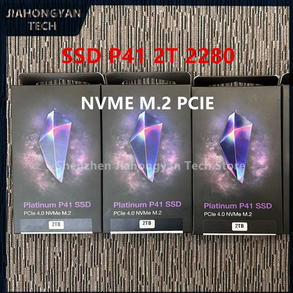 Original For SK/Hynix P41 2T M.2 2280 NVME Solid State Drive M.2 interface PCIe 4.0 X4 suitable for desktop and laptop omputers
