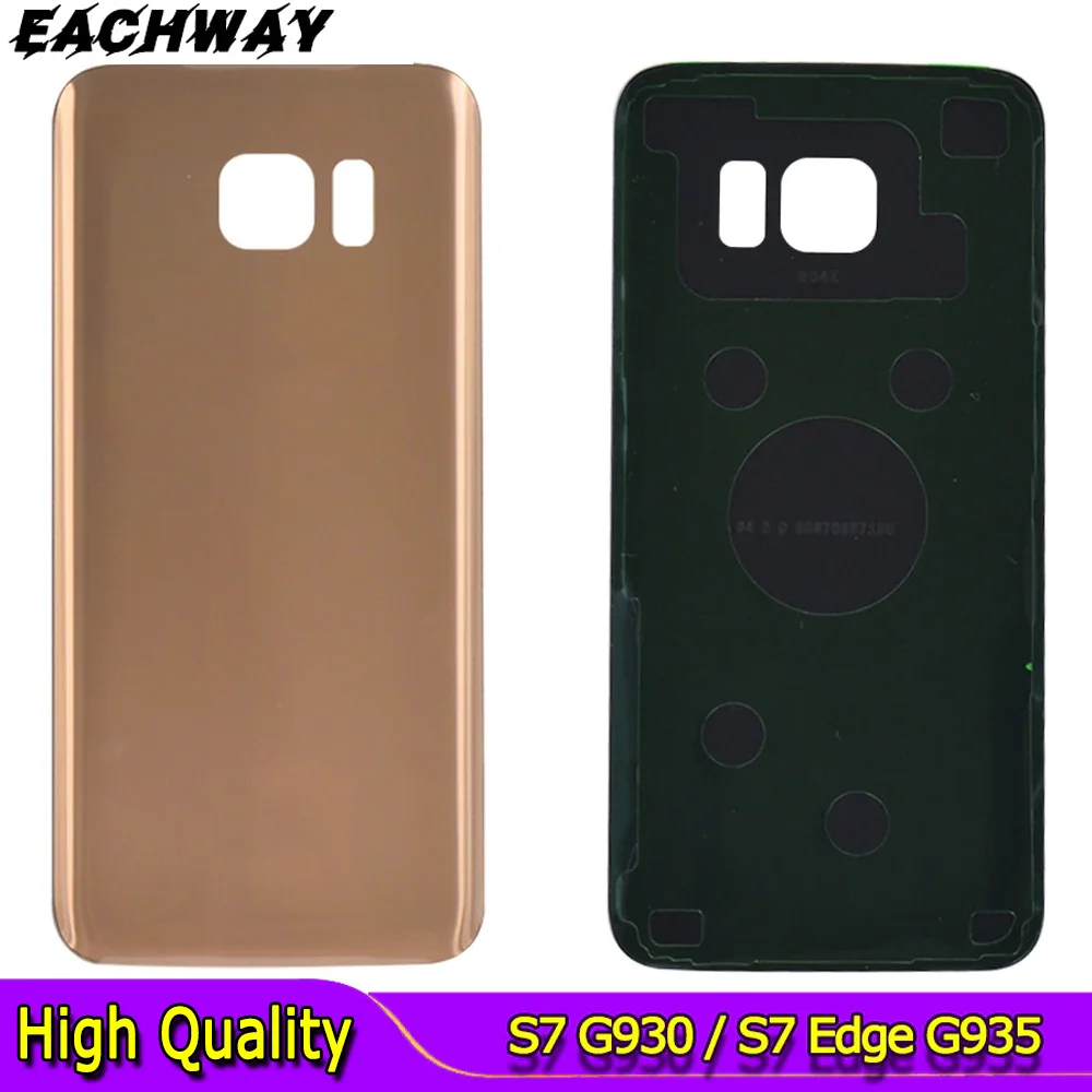 For Samsung Galaxy S7 Edge Battery Back Cover G935 S7 G930 Door Housing Replacement Repair Parts New For Samsung S7 Back Cover