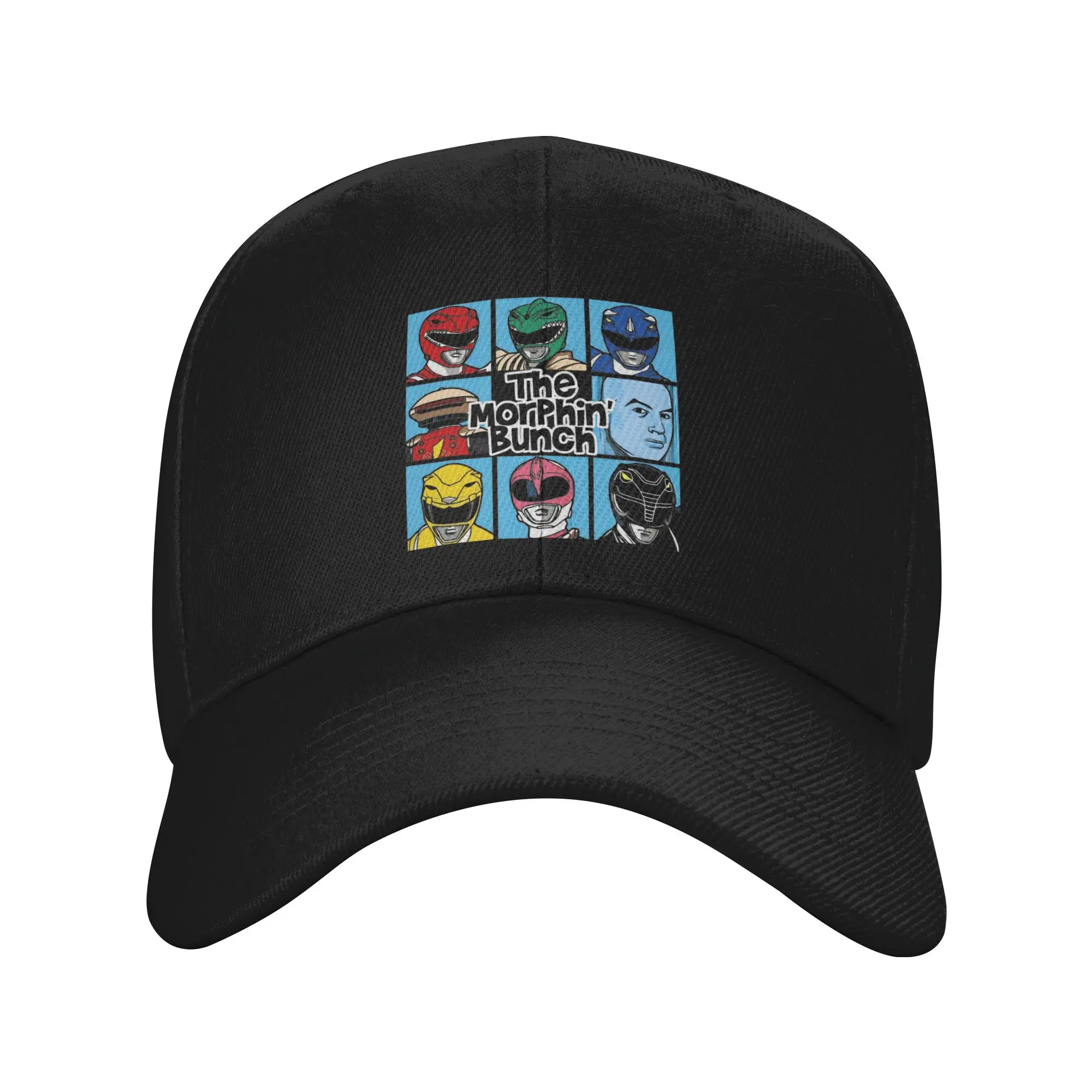 The Mighty Morphin Bunch Power Rangers Baseball Cap Men Women Hip-Hop Trucker Worker Cap  Dad Hat Adjustable Polyester Sun Hats