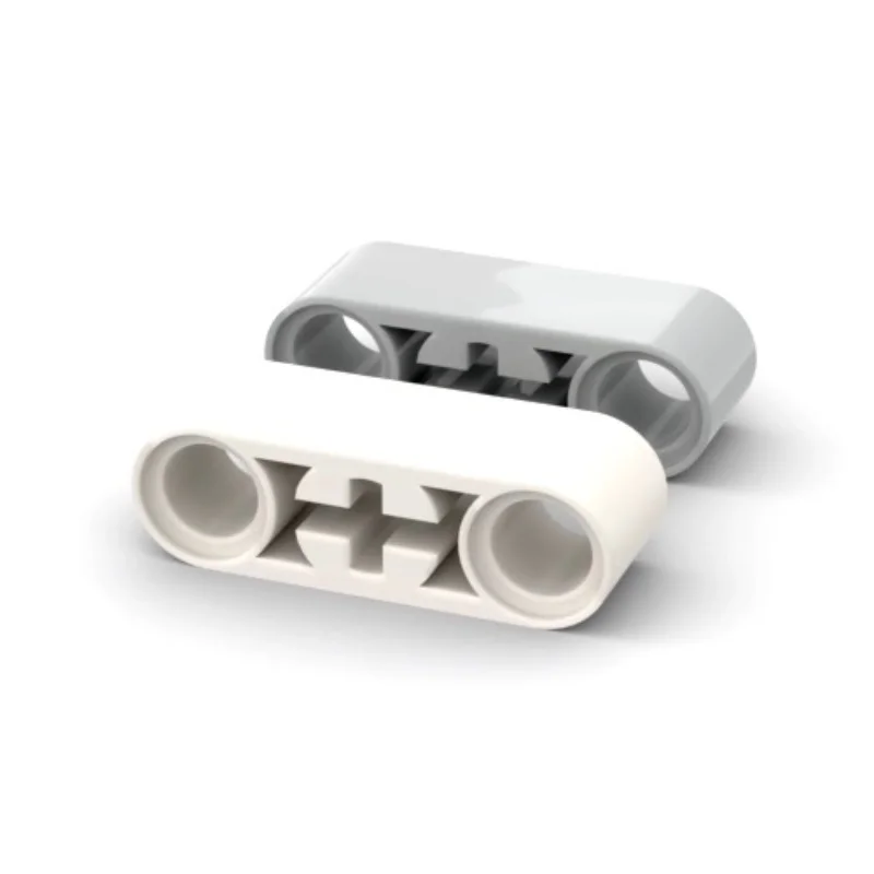 10PCS BEAM 3 MODULE, W/ CROSS HOLE Compatible With 7229 Beams MOC Self-Locking Bricks Building Blocks Toys Accessories