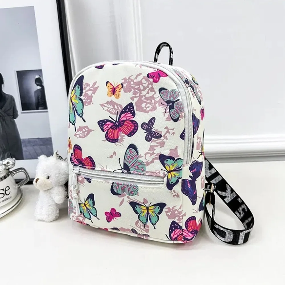 Fashion Butterfly Printing Mini Women Backpacks Nylon Large Capacity School Bags Waterproof Students Backpacks Women