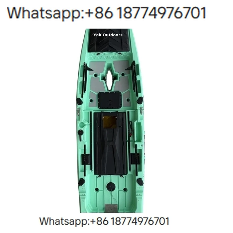 OUTDOORS 2025 CE Certified Single 1 Person Fishing Ka 10ft Modular Pedal Remote Control Motor GPS 60L Fish Live Well