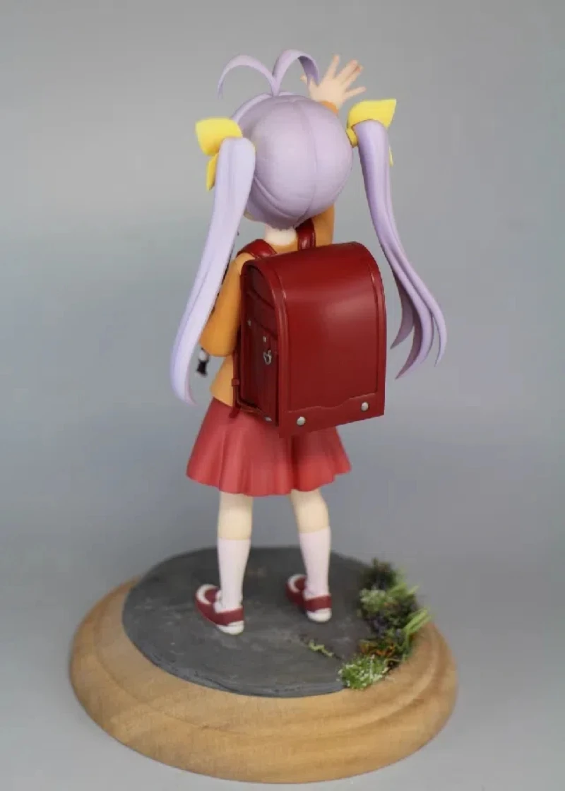 Anime Não Biyori Meow Passe Figuras, Kawaii Resina GK, Manual DIY, Branco Modelo de Montagem, Estátua Brinquedos, Boneca Coleção Presentes