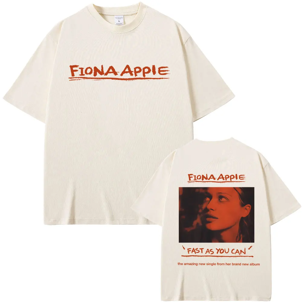 

Singer Fiona Apple When The Pawn Fast As You Can Album Graphic T-shirt Men Women Fashion Casual Retro T Shirt Oversized T-shirts