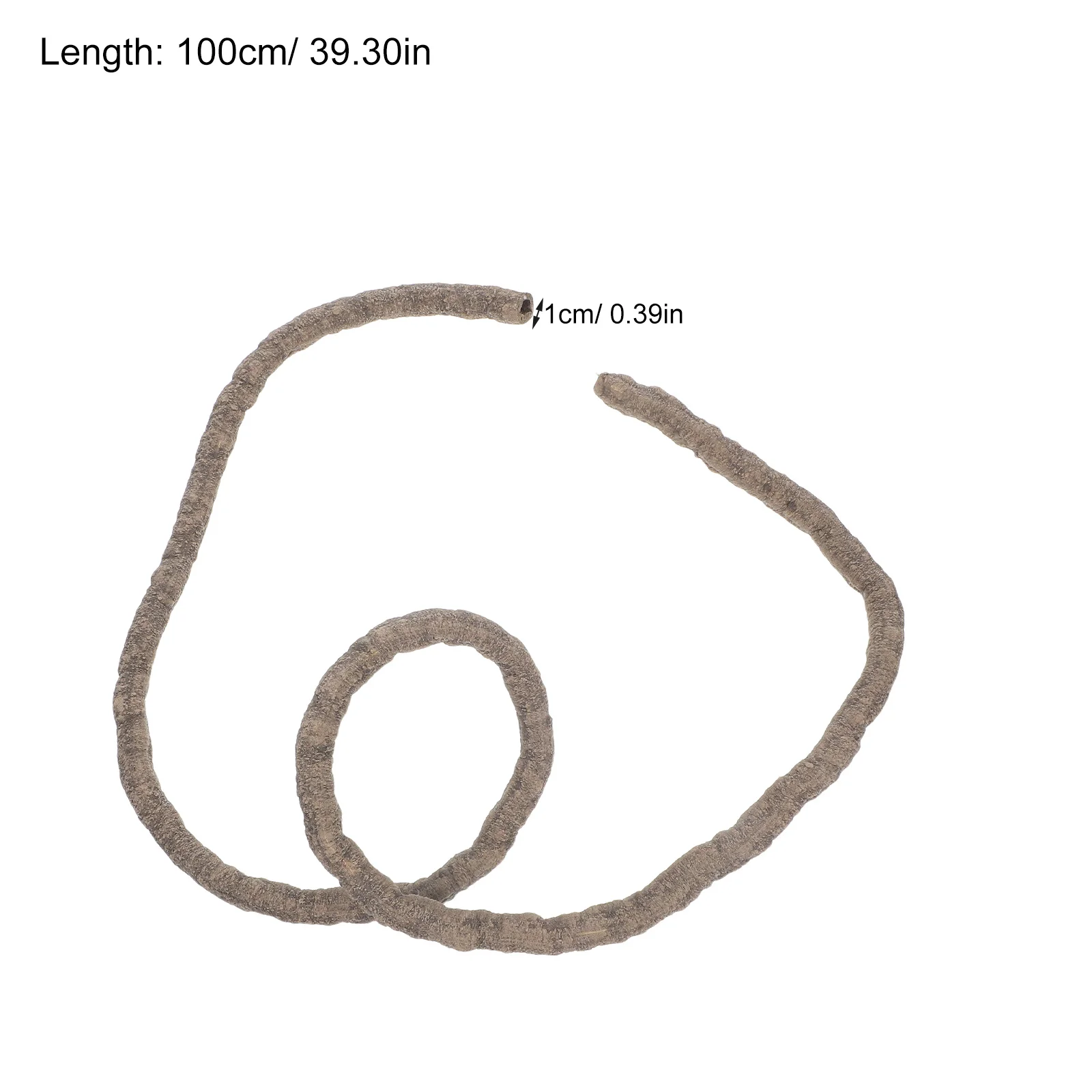 Vine trepador Artificial realista, 10mm x 100cm, decoración de tanque de reptiles, enredaderas de jungla, plantas de imitación para hábitat de mascotas, vid simulada