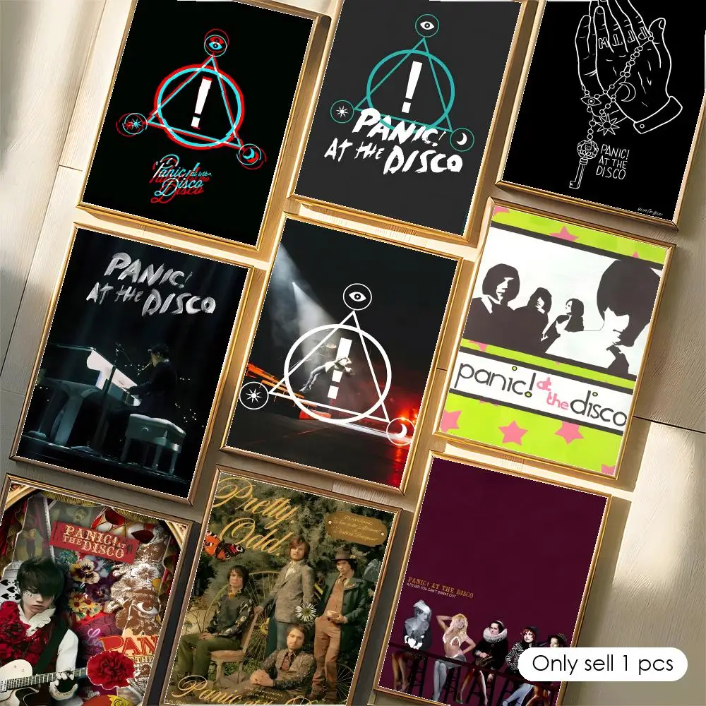Band Glamrock Panic! At The Disco Painting Calligraphy Poster Office Fine Reproduction French Canvas