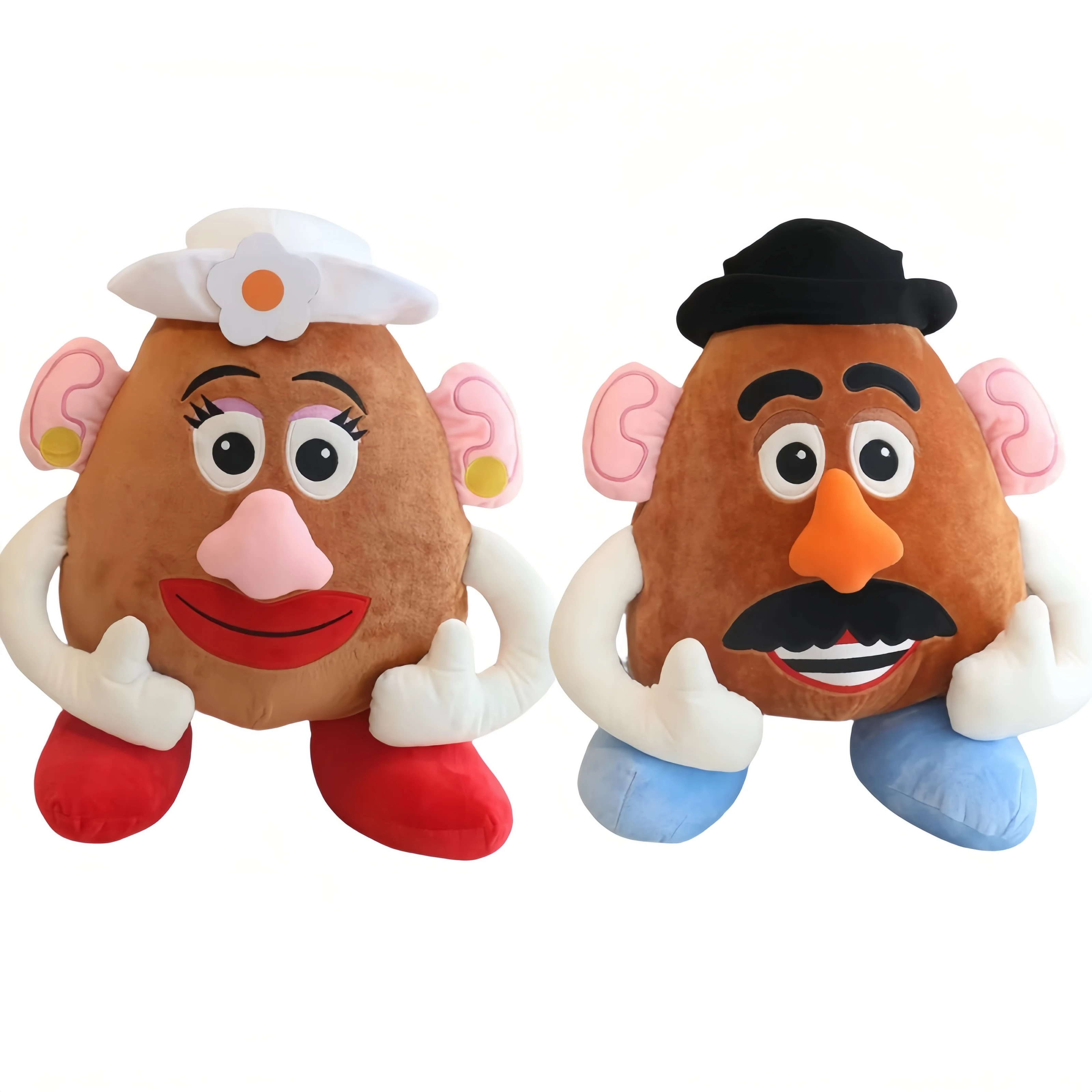 Disney Mr And Mrs Potato Head Plush Toy Lovely Toy Story Anime Plushies Sleeping Stuffed Doll Pillow Blanket Nap Xmas Girl Gift