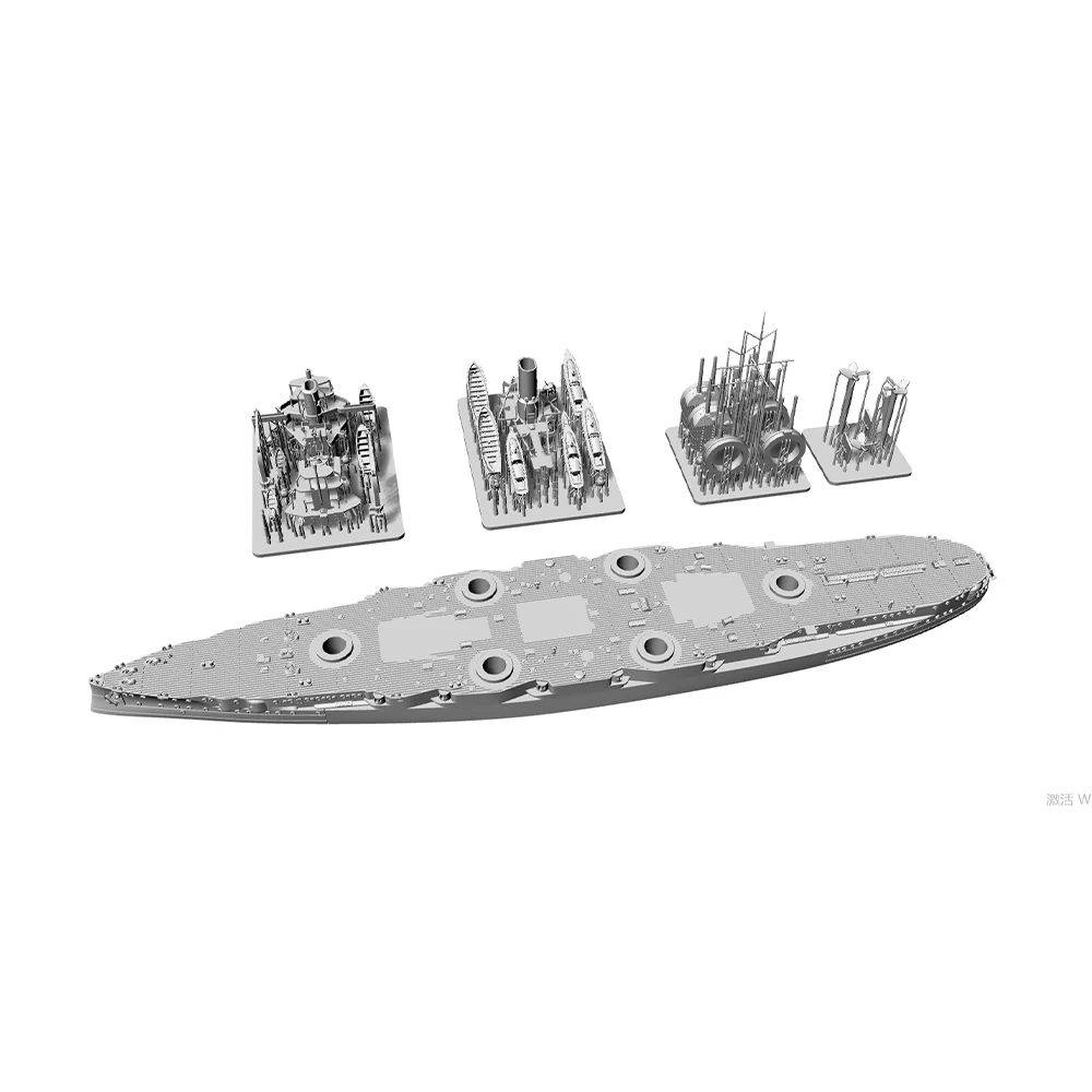 SSMODEL SSC2000519 1/2000 Military Model Kit SMS Nassau Class Westfalen Battelship