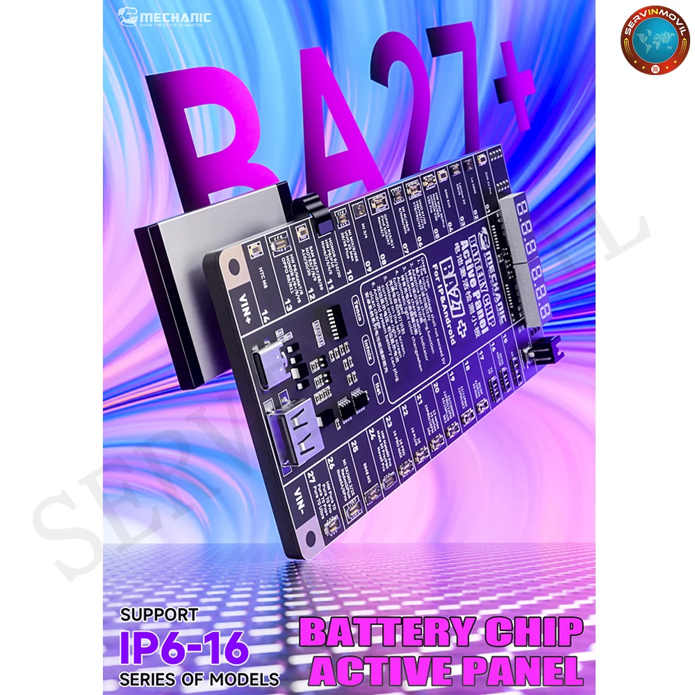 

MECHANIC BA27+ Battery Active Panel Fast Charge Detection Board For iPhone 6-16 Pro Max Samsung Xiaomi Android Phone Activation