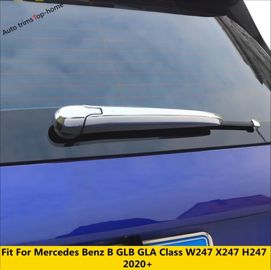 

ABS Chrome Rear Trunk Window Rain Wiper Cover Trim Car Accessories For Mercedes Benz B GLB GLA Class W247 X247 H247 2020 - 2024