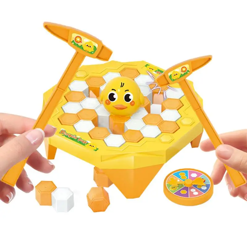 Mini Ice Breaking Duck Trap Game Parent Child Interactive Party Board Game Birthday Gifts for Kids