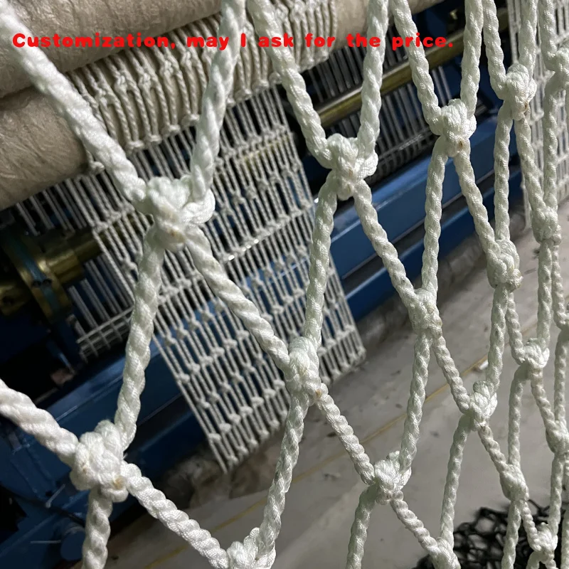 Custom.Outdoor كرة السلة شبكة أمان البضائع الكريكيت كرة القدم الكرة الرياضية حاجز الضميمة صافي سياج شبكة ملعب النايلون #1