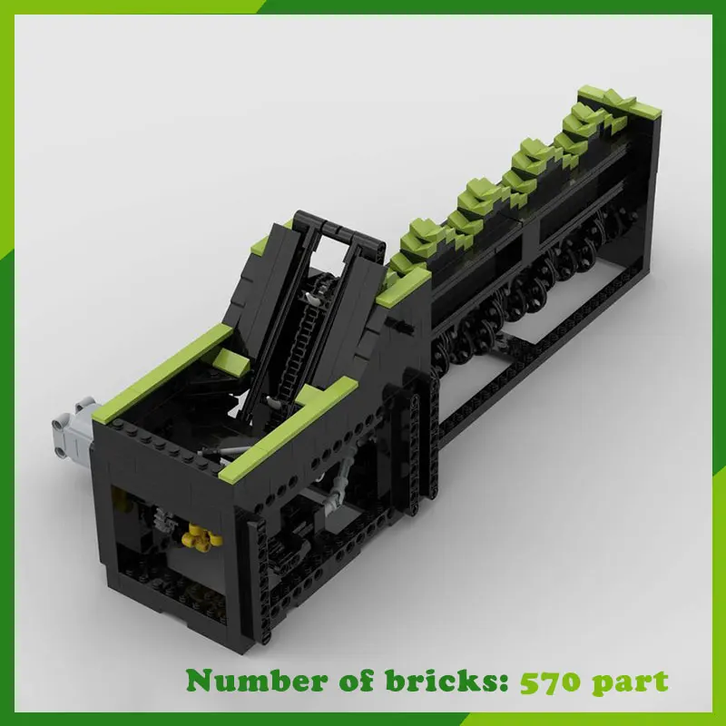 MOC Building Blocks GBC Lime Wave Ball Rolling Device Conveyor Modular Model DIY Bricks Creative Assembly Xmas Toy Gift 570PCS