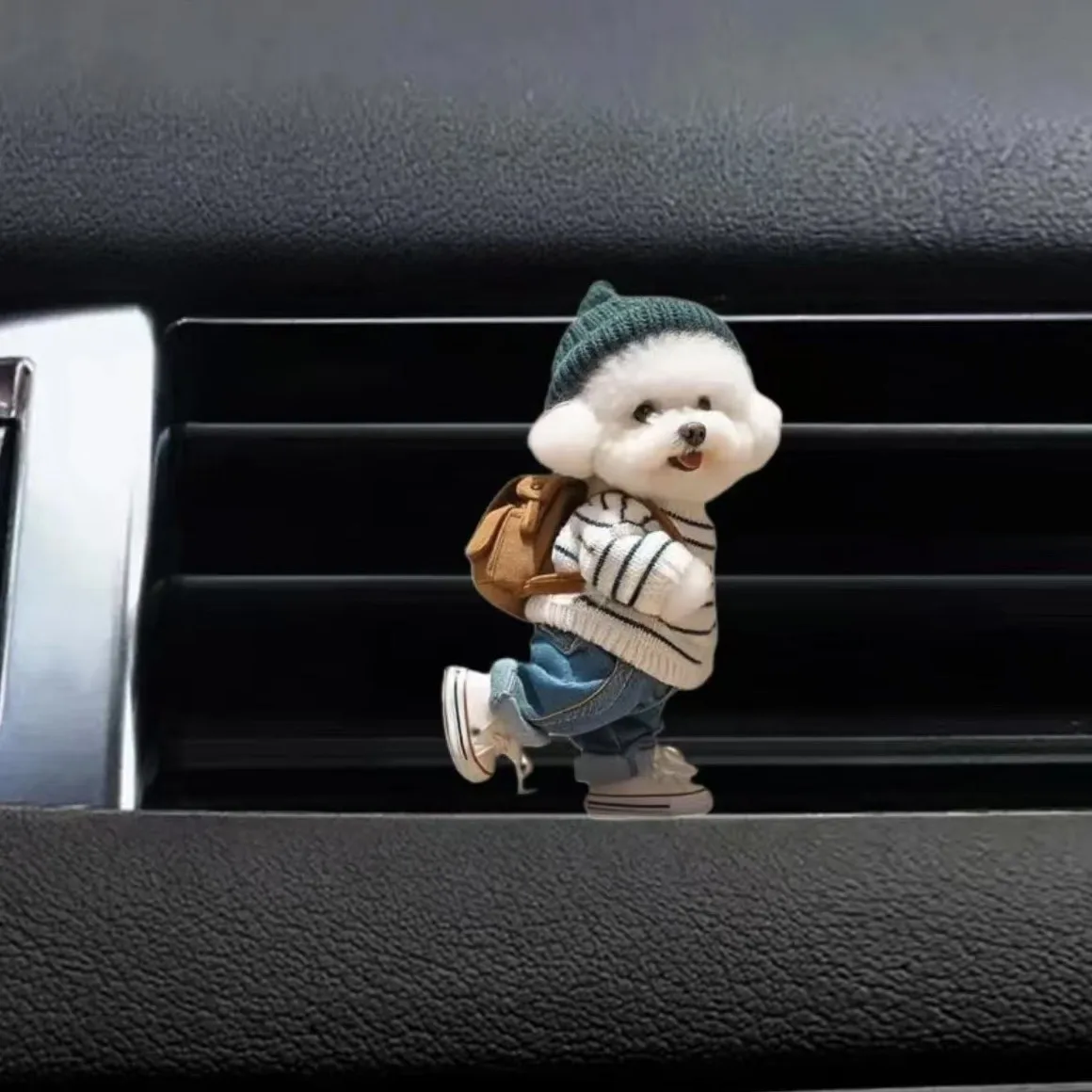 

Cuddle Cat Dog Perfume Diffuser Car Air Freshener Clip Car Air Conditioning Vent Decoration Car Interior Aromatherapy Clip